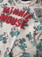 Brand New Disney at George Minnie Mouse Tee & Shorts Outfit - Girls 0-3m