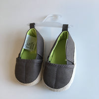 Brand New H&M Brown Canvas Baby Summer Shoes - Boys Size EUR 16/17 - Boys 3-6m