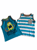 Bluezoo Boys Bundle of Boys 2 Here Comes Trouble Summer Vest Tops - Boys 2-3yrs