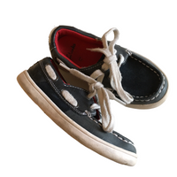 Clarks Navy Leather Boys Deck Boat Shoes Lace Up - Boys Size Infant 7.5 G Wide Fit