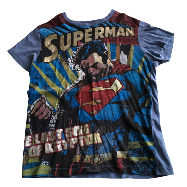 Next Blue Superman The Last Son of Krypton Character T-Shirt - Boys 7yrs