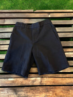 Boys Plain Black School Shorts  - Preloved