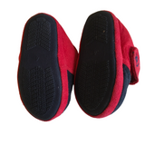 Fireman Sam Boys Red/Navy Velcro Slippers - Boys Size Infant UK 4 EUR 20