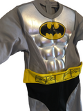 Rubies Batman Padded Silver Boys Fancy Dress Costume - Boys 5-6yrs