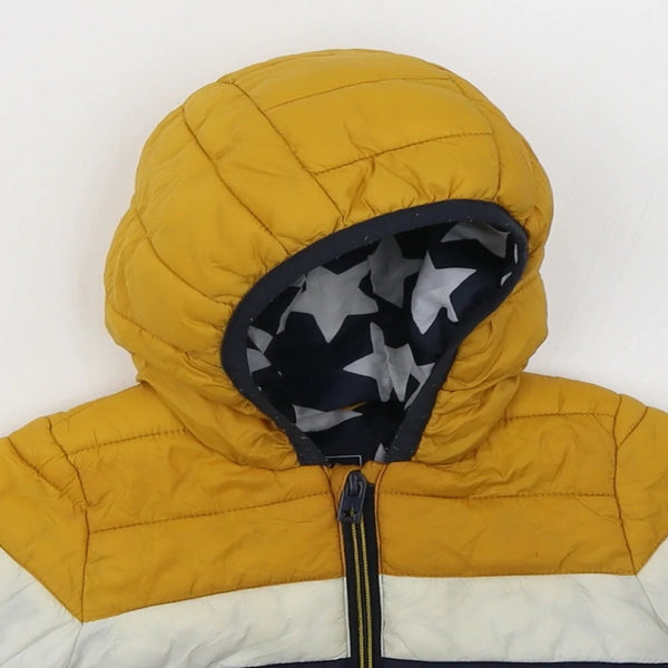 Next boys yellow coat outlet