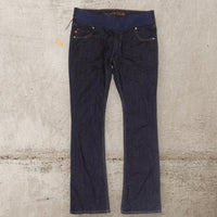 Brand New Isabella Oliver Marilyn Dark Wash Bootcut Under Bump Jeans - Size Maternity UK 10-12 29 L