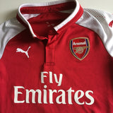 Puma Arsenal Boys Red/White Football Shirt Lacazette Number 9 - Boys 7-8yrs