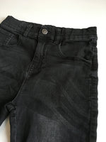 Black Denim Jeans Shorts - Boys 10-11yrs