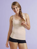 Cantaloop Maternity Beige/Tan Nursing Camisole Vest Top - Size Maternity UK S - XL