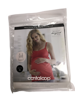 Cantaloop Maternity Black Pregnancy & Nursing Tank Top Vest - Size Maternity UK S - XL