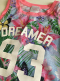 E-vie Angel Tropical Print Dreamer 93 Vest Top - Girls 5yrs