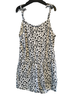 M&S Black & White Animal Print Summer Playsuit - Girls 8-9yrs