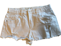 Peacocks Distressed White Denim Shorts - Girls 12-13yrs