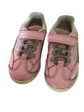 Clarks Girls Pink Silver Sequin Light Up Trainers - Size Infant UK 9 F