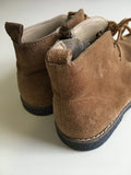 Joules Light Tan Brown Real Suede Leather Desert Boots Shoes - Boys Size UK 13