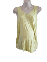 New Look Maternity Plain Yellow Cami Vest Top - Size Maternity UK 12