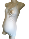 Mamalicious White Nursing Vest Top - Size Maternity S/M - UK 8-12