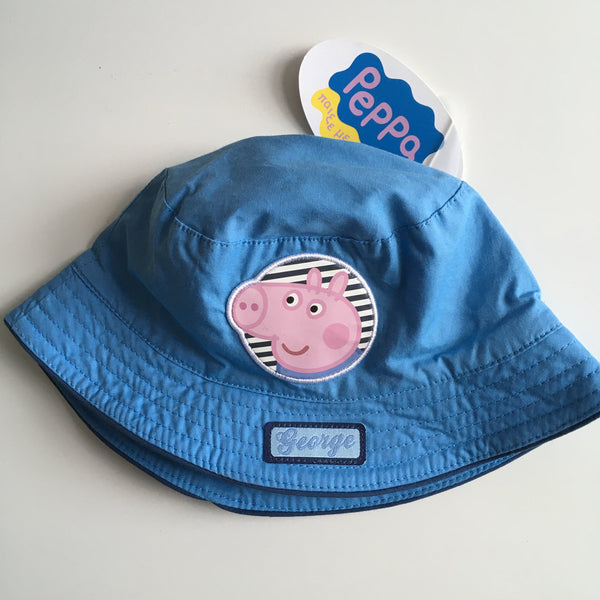 Brand New Peppa Pig George Boys Blue Summer Sun Hat - Boys 46cm 6-12m –  Growth Spurtz