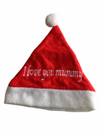 I Love You Mummy Felt Christmas Hat - Unisex Baby