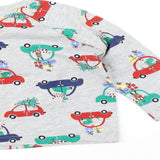 Brand New Matalan Grey Christmas Cars Print Pyjamas Set - Boys 9-12m