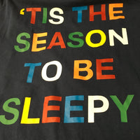 M&S Navy 'Tis The Season To Be Sleepy Christmas Pyjama Top - Unisex 9-10yrs