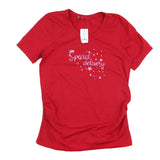 Brand New George Red Special Delivery Christmas Maternity T-Shirt - Size Maternity UK 18