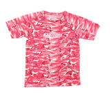 Craghoppers Pink/Red Discovery Adventures Sports Top - Unisex 9-10yrs