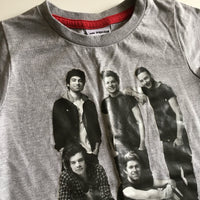 Tu Girls Christmas with One Direction Grey T-Shirt - Girls 6yrs