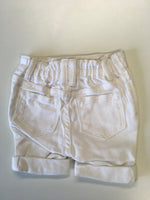 Baby Gap White Denim Summer Baby Shorts - Unisex 0-3m
