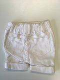 Baby Gap White Denim Summer Baby Shorts - Unisex 0-3m