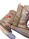Disney Store Princess Glitter Boots Trainers - Girls Size Infant UK 11 EUR 29