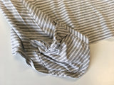 Gap Grey/White Striped Hanky Hem Pocket Top - Girls 10-11yrs