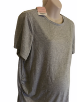 Brand New Dorothy Perkins Maternity Light Grey S/S T-Shirt - Size Maternity UK 20
