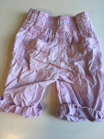 Next Pink Utility Trousers with Adjustable Leg - Girls 3-6m