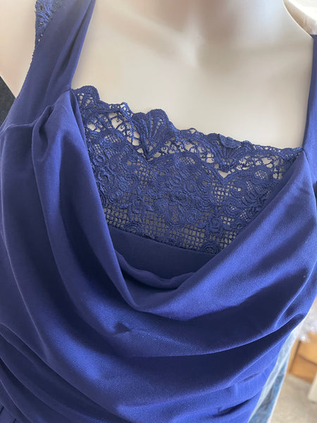 Asos Maternity Blue Evening Gown Lace Long Dress - Size Maternity UK 1 Growth Spurtz Asos Maternity Blue Evening Gown Lace Long Dress - Size Maternity UK 1 Growth Spurtz