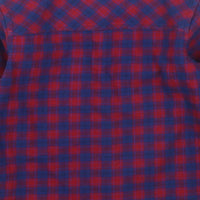 Brand New F&F Red/Navy Plaid Tartan Check L/S Shirt - Boys 2-3yrs