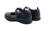 Brand New F&F Black Sho Star Girls School Shoes - Girls Size UK 2 EUR 34