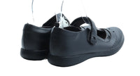 Brand New F&F Black Sho Star Girls School Shoes - Girls Size UK 2 EUR 34