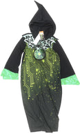 Brand New F&F Black/Green Alien Kids Halloween Costume - Unisex 7-8yrs