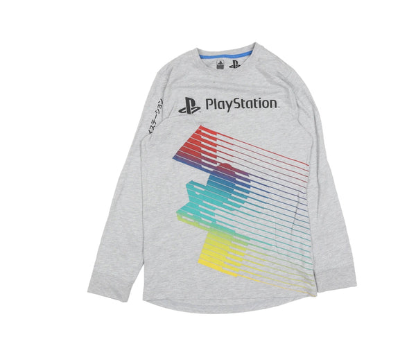 F&F Playstation Official Licensed Grey L/S Top - Boys 11-12yrs