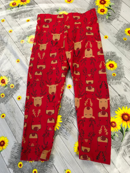 Matalan Red Stretch Leggings with Penguins Print - Girls 12-18m – Growth  Spurtz