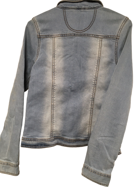 Fat Face Blue Stonewash Classic Denim Jacket Girls 12 13yrs
