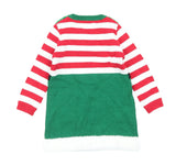 Brand New George Little Elf Girls Knitted Christmas Jumper Dress - Girls 18-24m