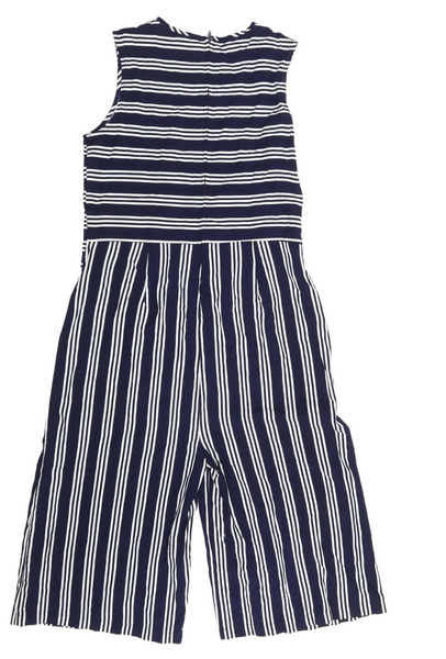 Striped jumpsuit for girls hotsell