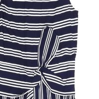 Brand New George Girls Navy/White Striped Sleeveless Jumpsuit - Girls 13-14yrs