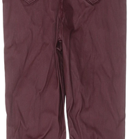 Brand New George Burgundy Wet Look Skinny Jeans - Girls 11-12yrs