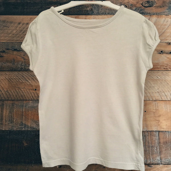 George Plain White Cap Sleeve T-Shirt - Girls 7-8yrs