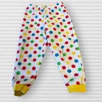 George White Multi Spot Pyjama Bottoms - Unisex 3-4yrs