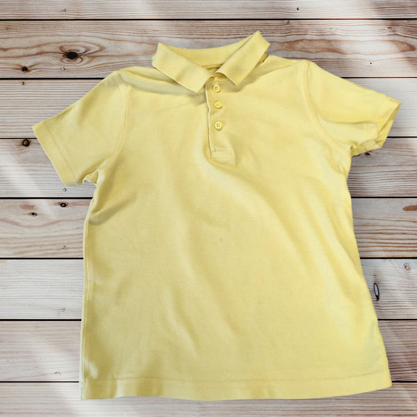 George Yellow S/S School Polo Shirt - Unisex 5-6yrs