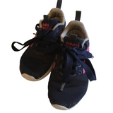 Adidas Girls Navy & Pink Cloudfoam Running Trainers - Girls Size Infant UK 11
